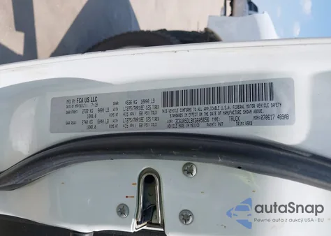 2019 Ram 2500 Big Horn 4X4 6'4 Box z USA, uszkodzony, nr VIN 3C6UR5DL8KG605656